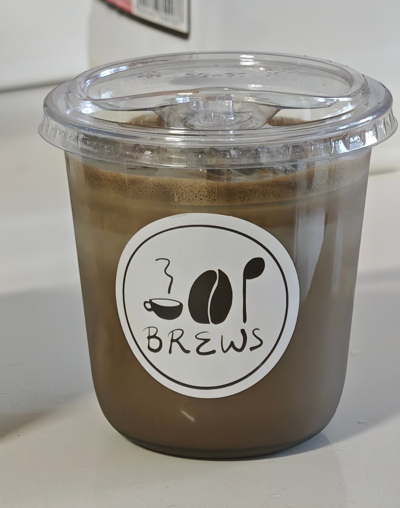 Iced Hojicha Latte