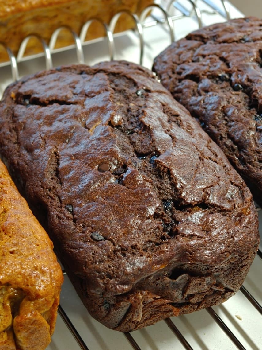Double Choc Banana Bread